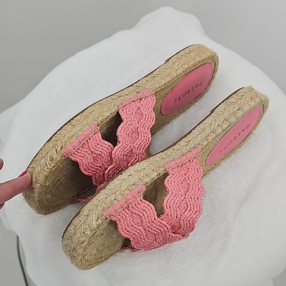 Talbots Hester Raffia Sandal Size 9 - Picture 3 of 7